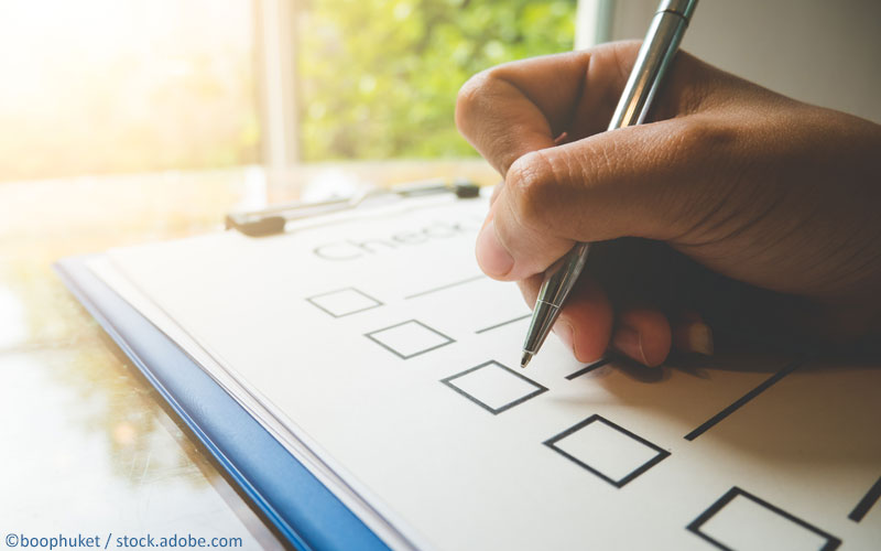 Checkliste Checkliste
