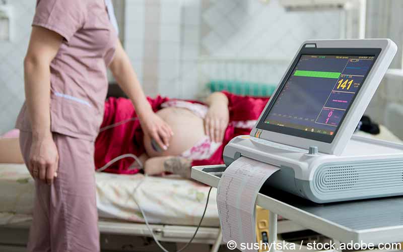 Schwangere Wehenschreiber