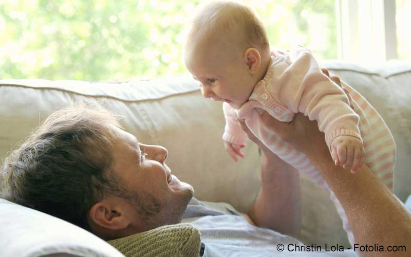 Vater und Baby Vater und Baby