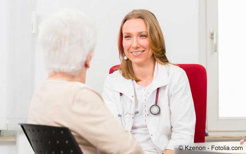 Frau in Behandlung Frau in Behandlung