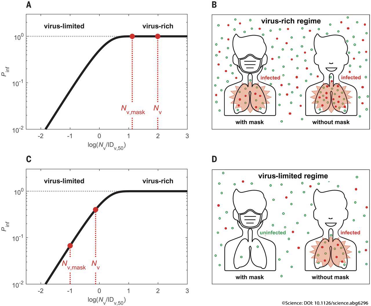 Masken Effektivität