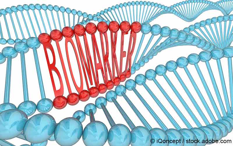 Biomarker Schriftzug
