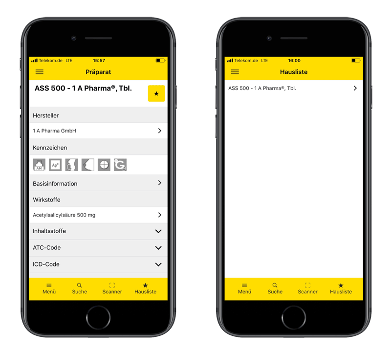 Gelbe Liste App Hausliste Gelbe Liste App Hausliste