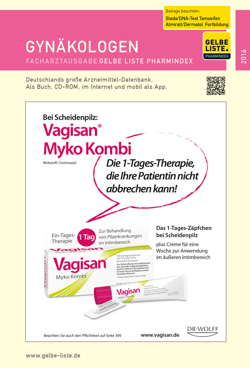 Gelbe Liste für Gynäkologen Gelbe Liste für Gynäkologen