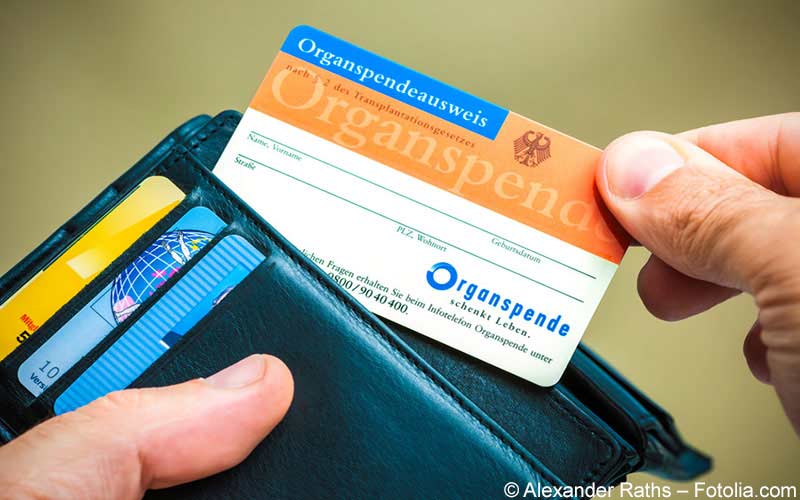 Organspendenausweis Organspendenausweis