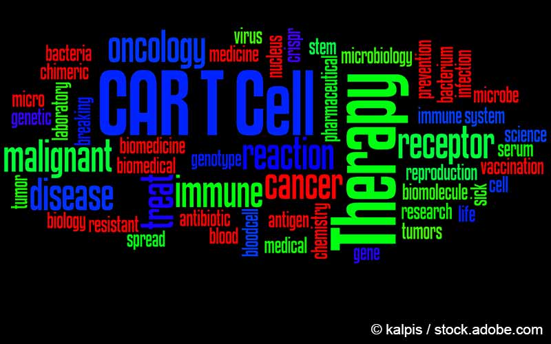 CAR-T-Zell-Schriftzug